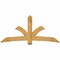 Ekena Millwork Davenport Rough Sawn Timber Gable Bracket, Western Red Cedar, 84"W x 38"H x 6"D x 6"F, 11/12 Pitch GBW084X38X0606DAV00RWR - alternate 1